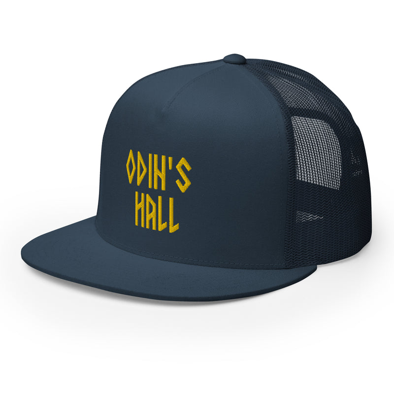 odins hall trucker hat