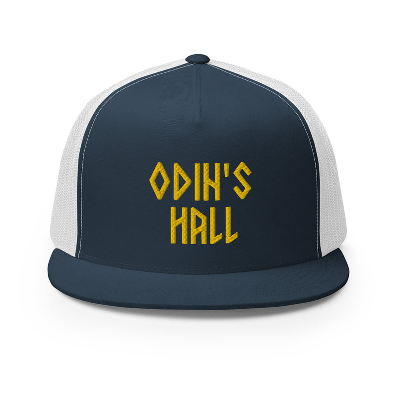 odins hall trucker hat