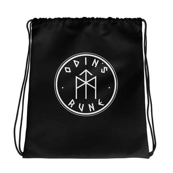odins rune drawstring bag