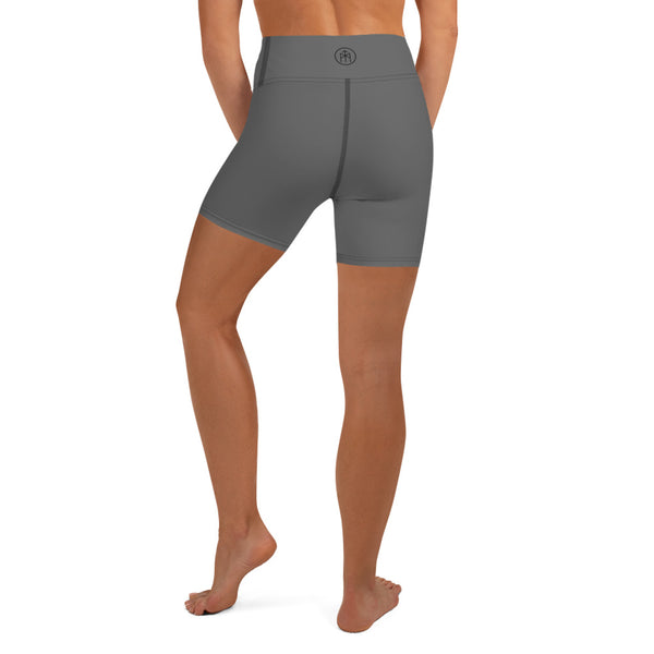 odins rune workout shorts grey